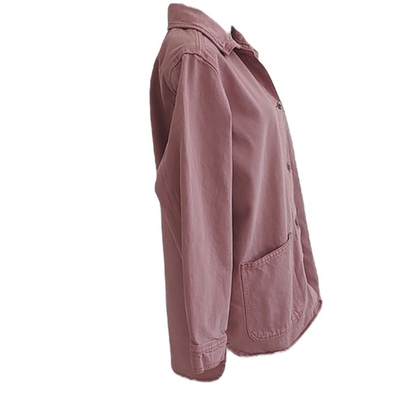 OLD NAVY Dusty Pink Cotton Oversized Barn Coat Size XXL - Picture 4 of 8